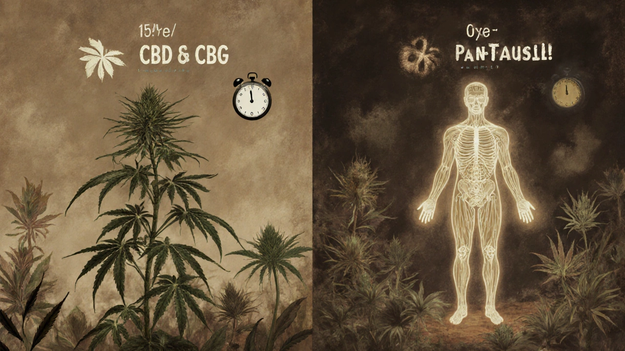 Dvě cesty k úlevě od zánětu: CBD s delším účinkem a CBG s rychlejším efektem.