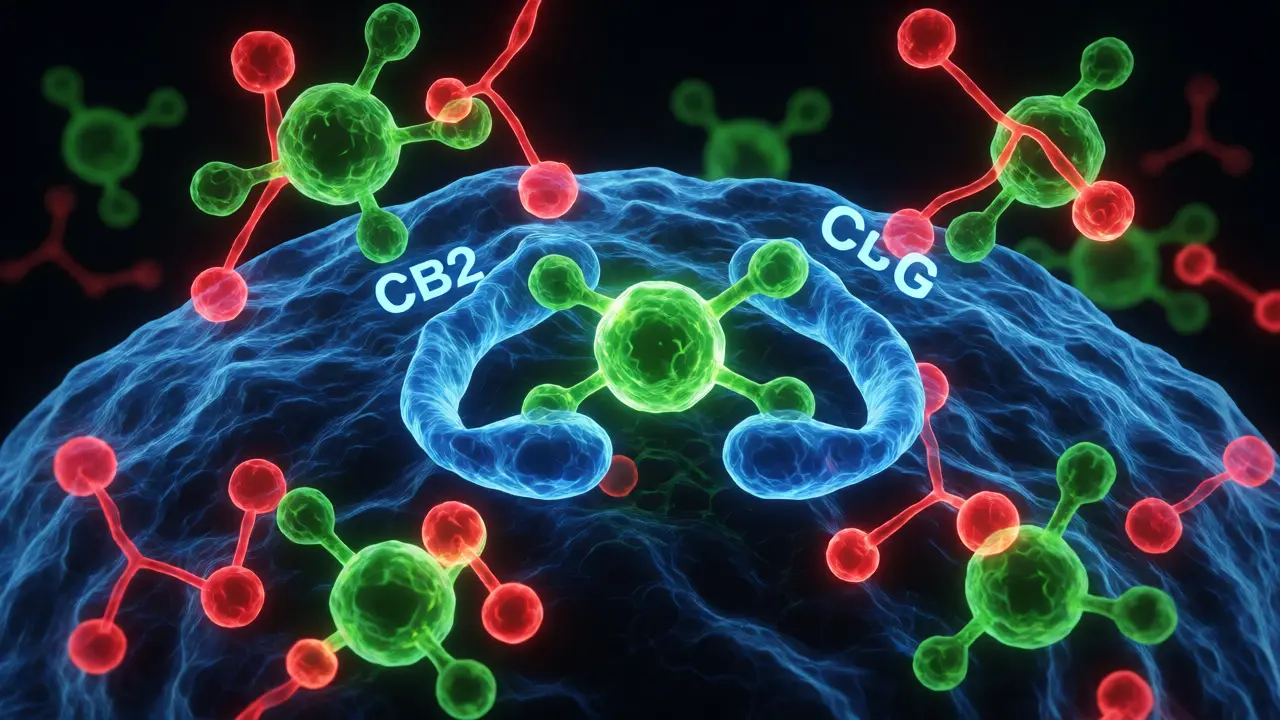CBG molecules blocking inflammation at cellular level